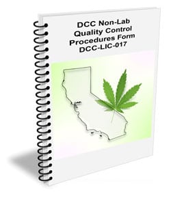DCC Cannabis Quality Control Procedures
